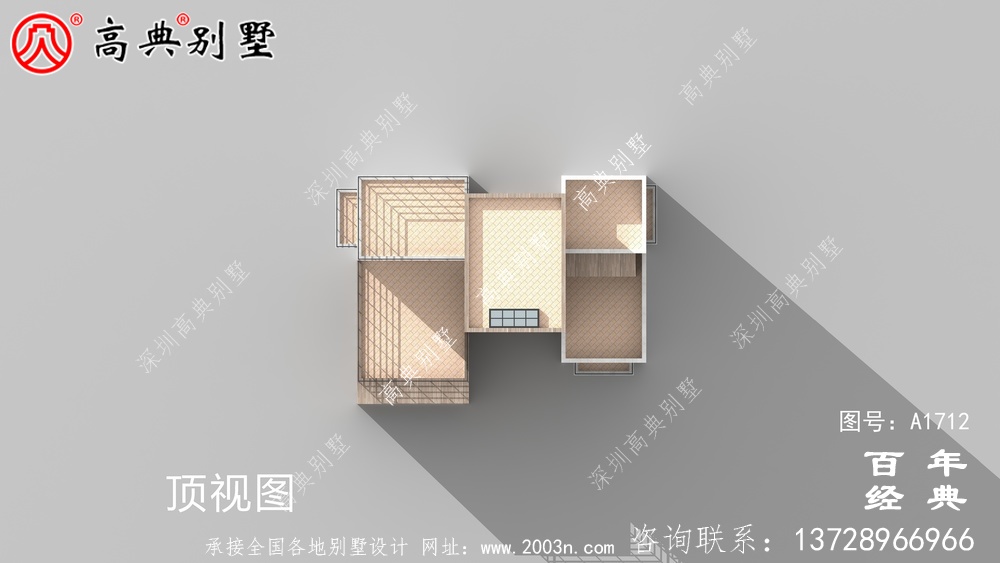 新农村四层现代风别墅设计图_农村四层别墅设计