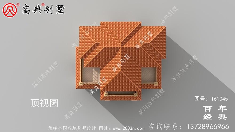 三层经典大方豪华欧式别墅设计图纸_农村三层别墅设计图纸