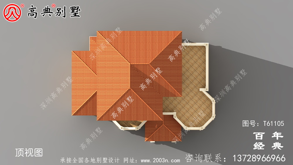 简欧风格三层别墅效果图_农村三层别墅设计图纸