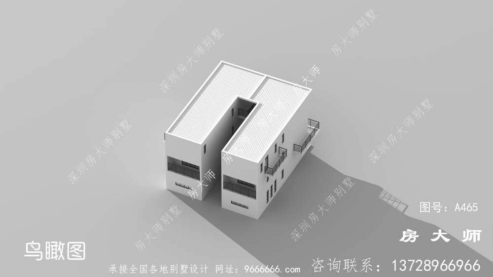 现代简约农村小别墅，合理布局室内空间使用率高，合适新农村建设建