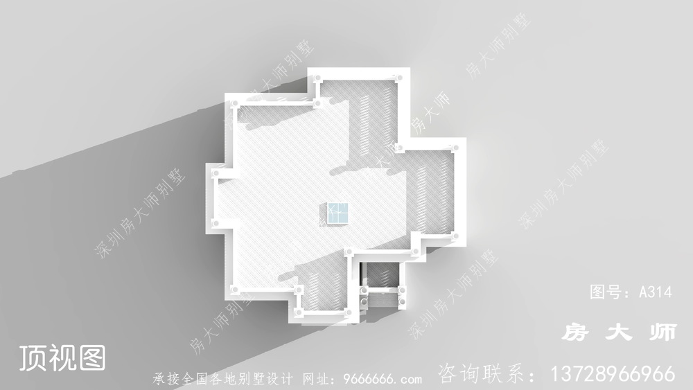 配色经典雅致，大门宽敞大气的法式风格别墅