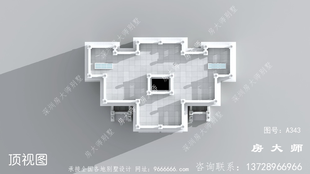 高颜值农村别墅，创意双拼别墅设计效果图