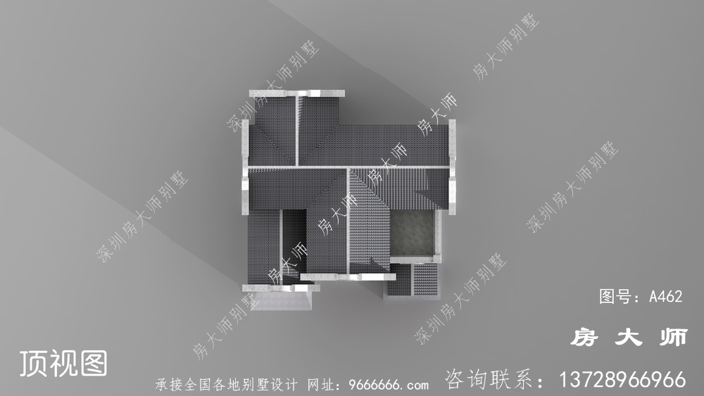 超受人喜欢的三层中式别墅户型图