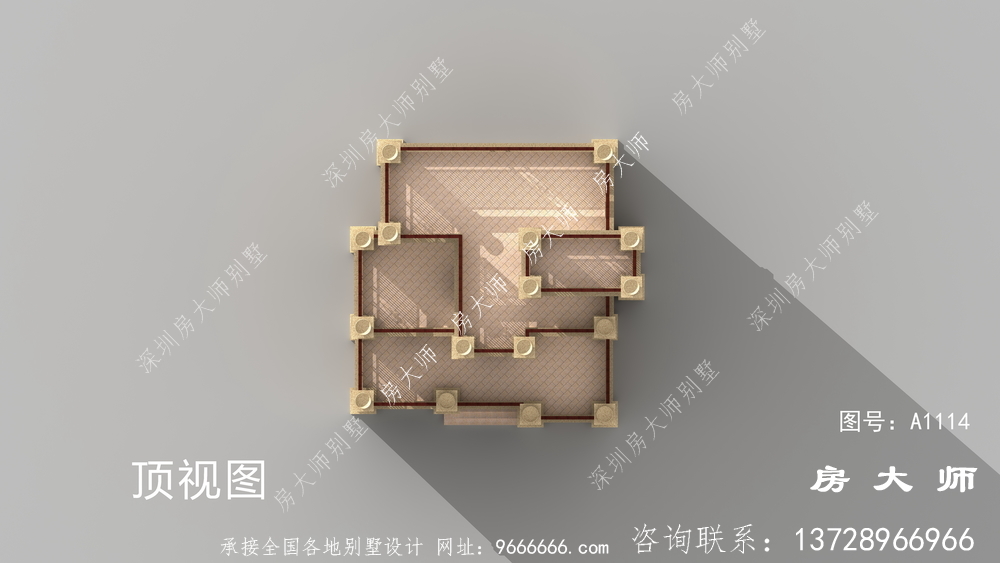 美丽实用的欧式风格别墅设计效果图