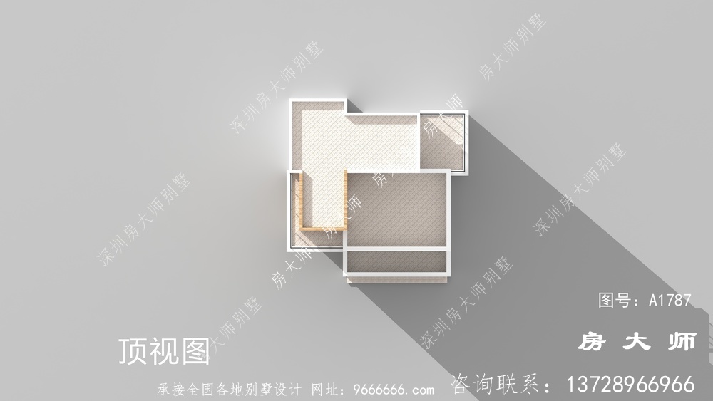 造型清新别致的四层现代风格别墅