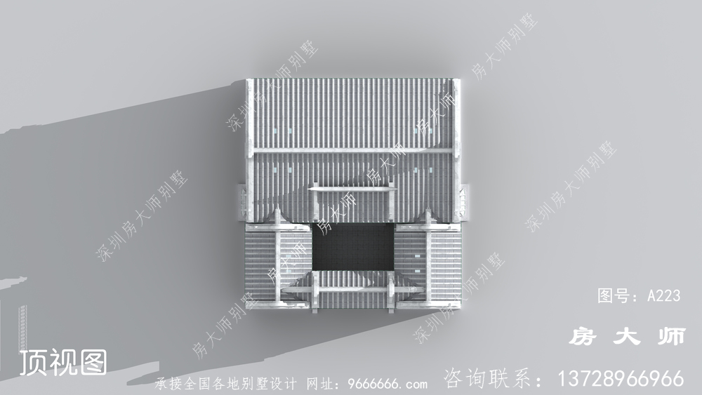 农村别墅之传统，潮派别墅户型图纸