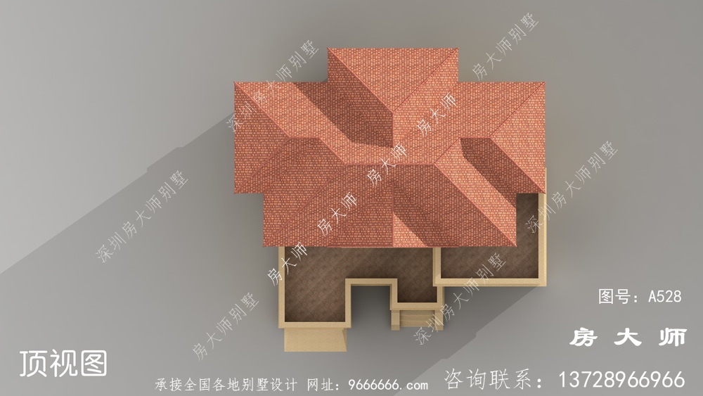 豪华的新农村三层欧式风格别墅