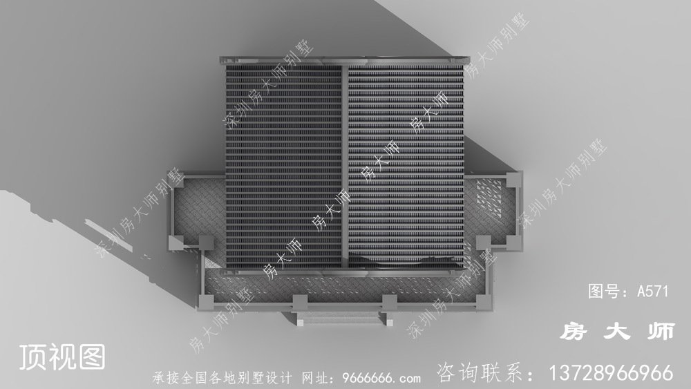 脱颖而出的二层半潮派别墅