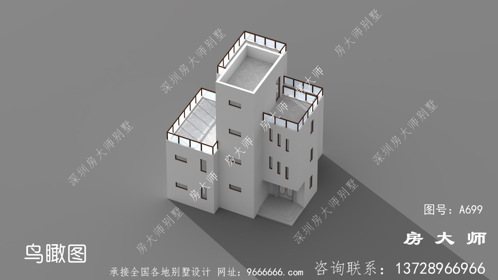 最新现代风格别墅外观效果图