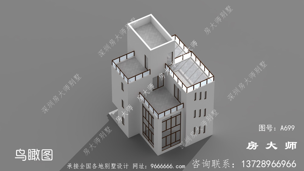 最新现代风格别墅外观效果图