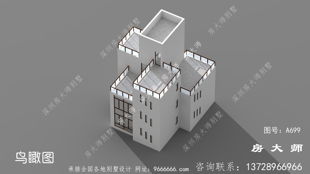 最新现代风格别墅外观效果图