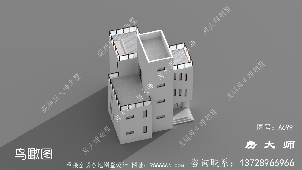 最新现代风格别墅外观效果图