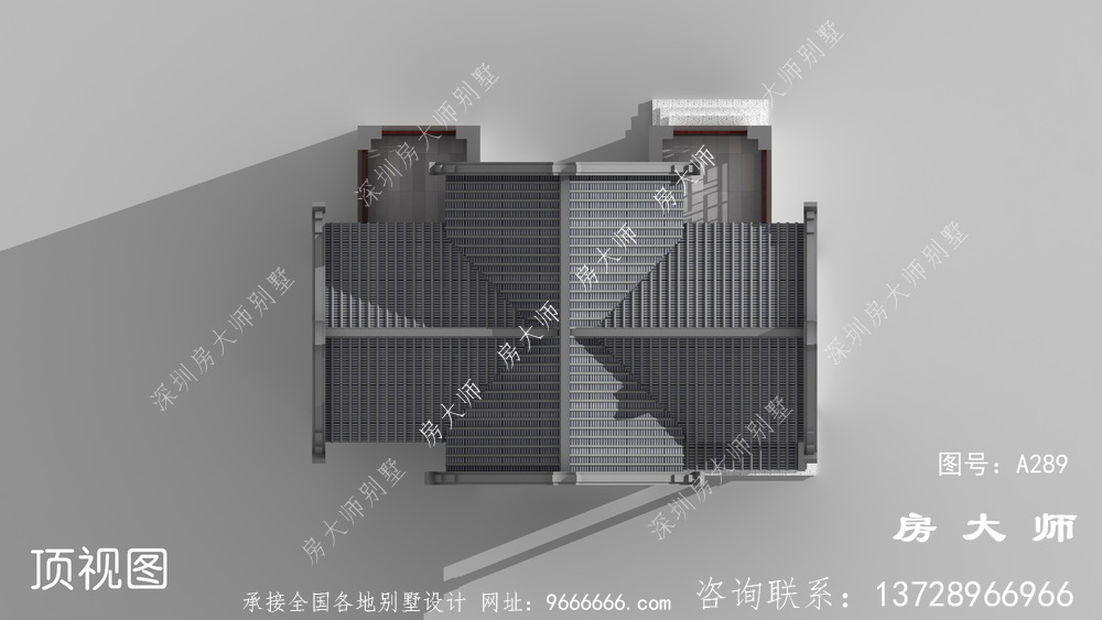 三层潮派自建房，外型清爽亮丽