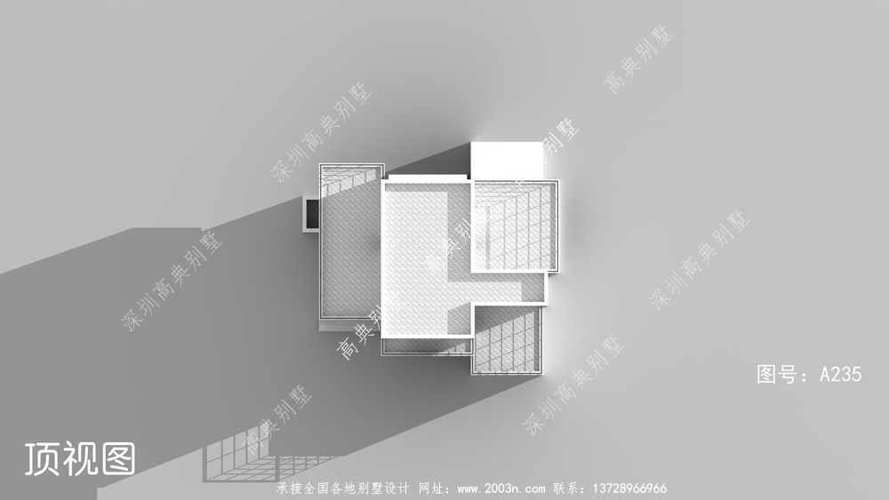 现代新型三层乡村自建房设计，小型公寓设计