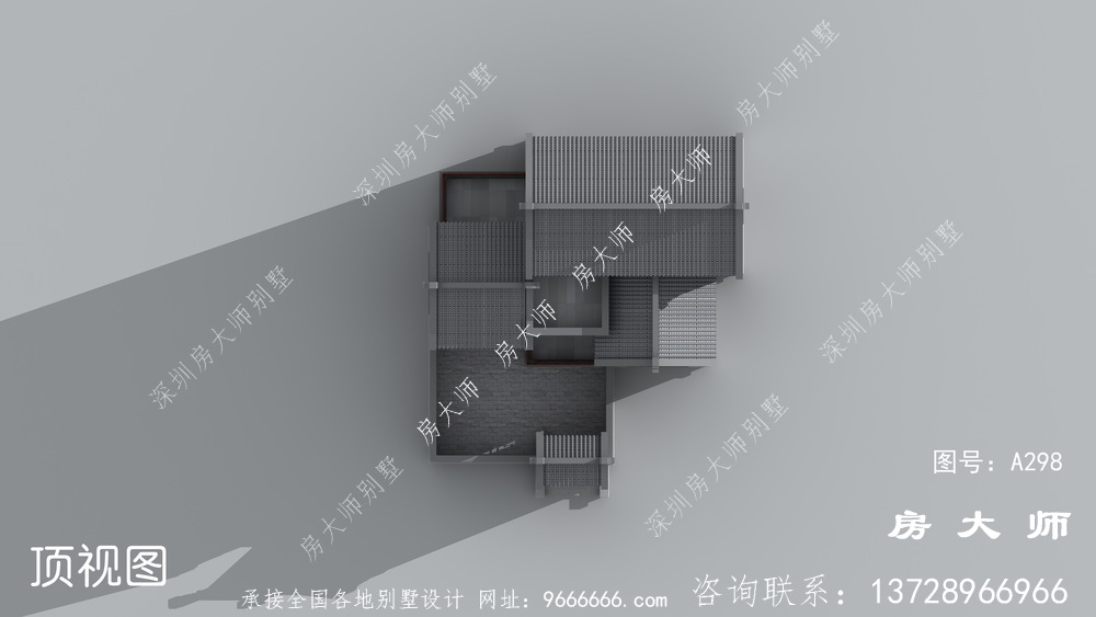 新中式农村自建别墅设计效果图