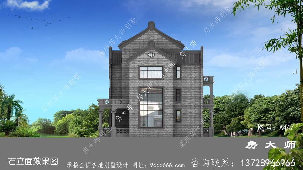 一款值得收藏建造的中式风格自建房