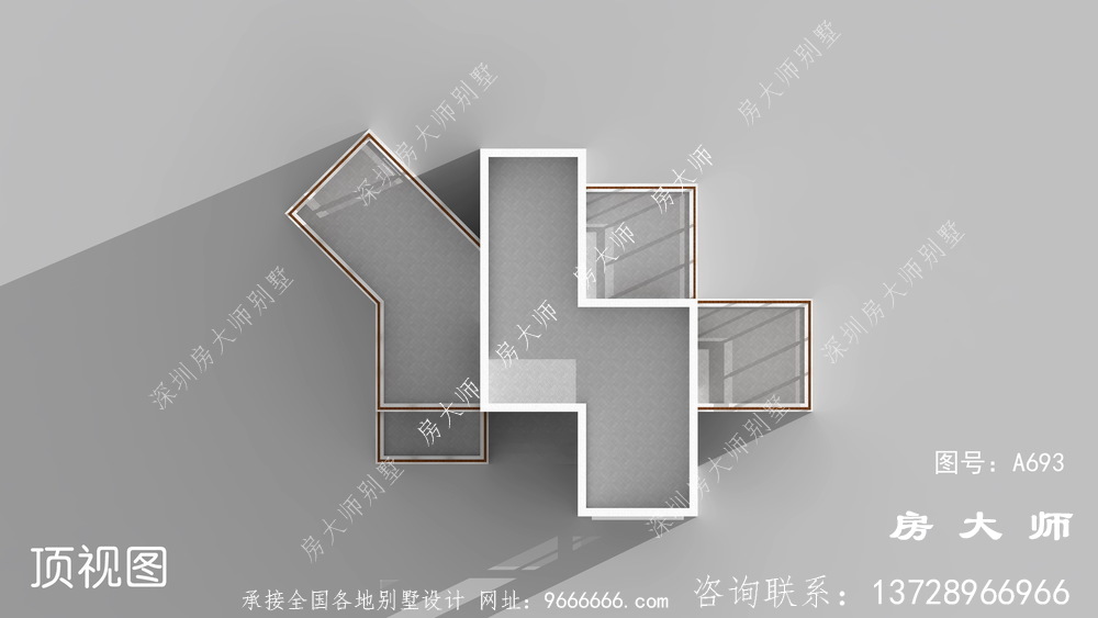 现代风格三层精品别墅设计效果图