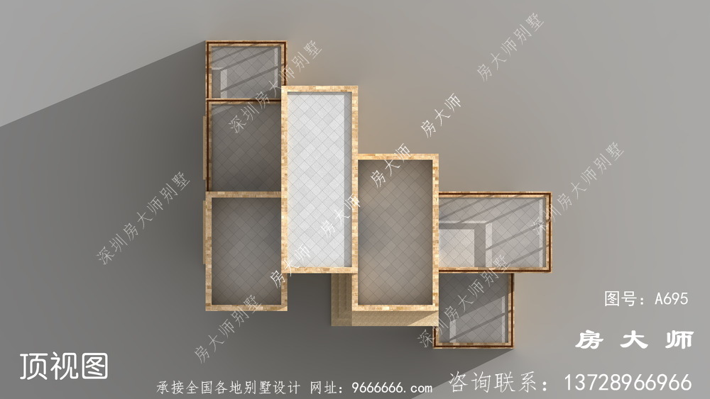 简单的现代小清新别墅设计效果图