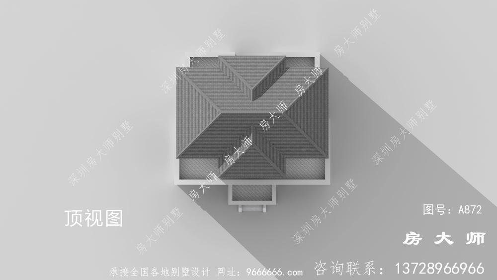 精选的中式风格别墅图纸，设计效果图