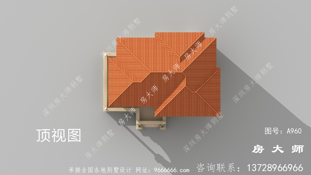 意大利风格小型别墅设计效果图