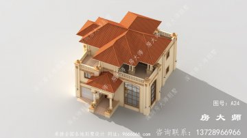 乡村三层建筑的最佳设计欧式高端