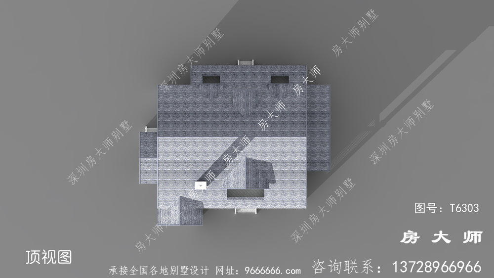 单层欧式风格别墅外观效果图