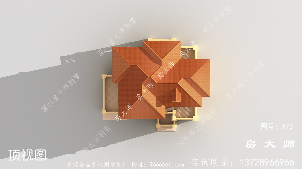 最新款别墅外观图设计图，外型尽展奢侈大气