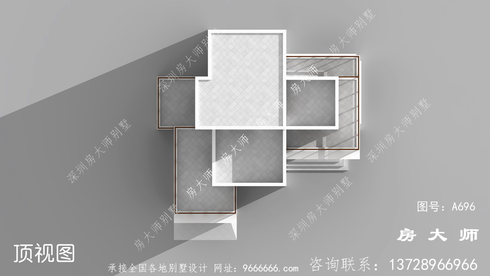 现代风格三层别墅设计图纸