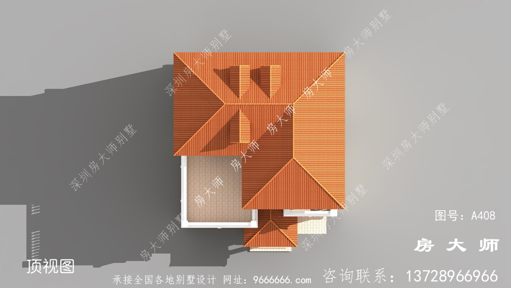 三层别墅样式设计图纸，外型大气稳重