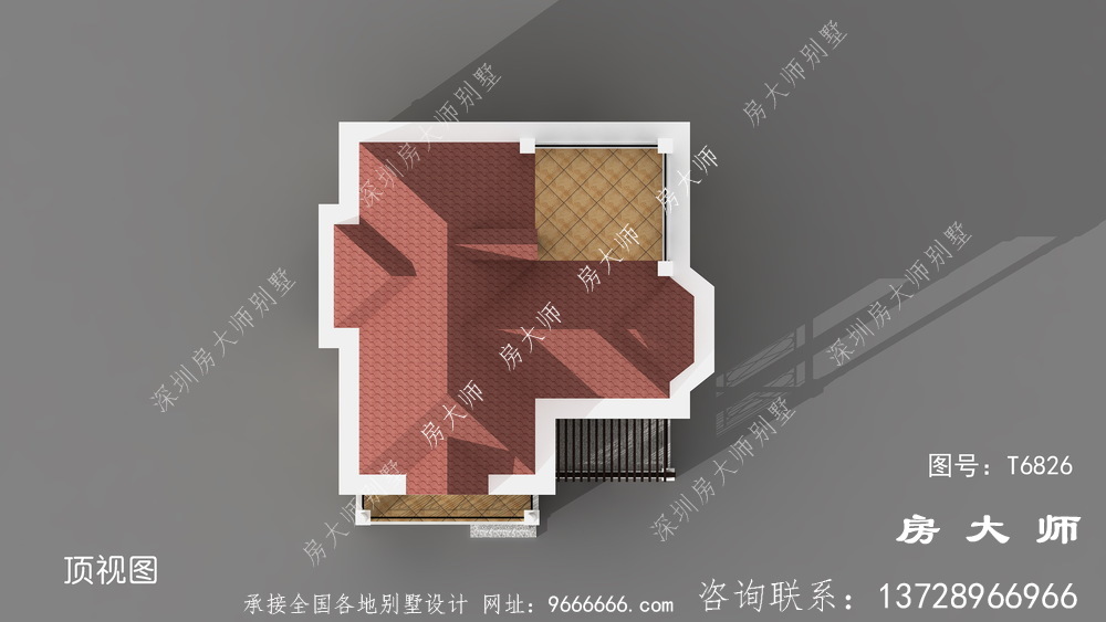 最新款农村欧式风格别墅效果图