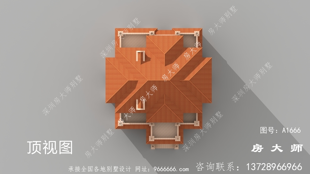 欧式四层别墅房屋设计图，外型新奇好看