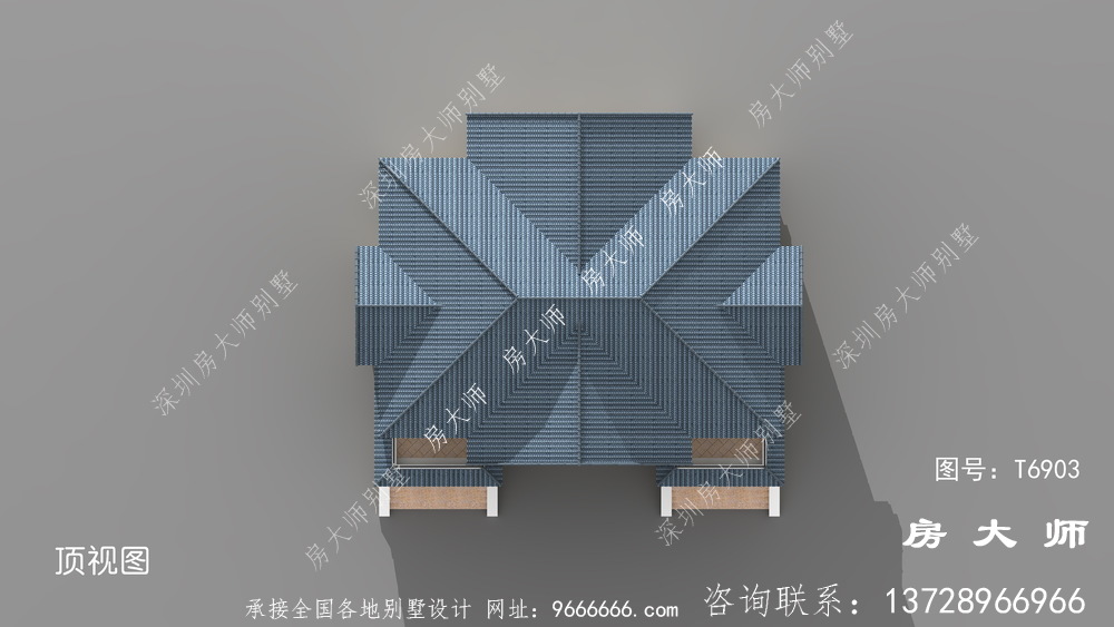 二层楼设计图，包括效果图和整套图纸。