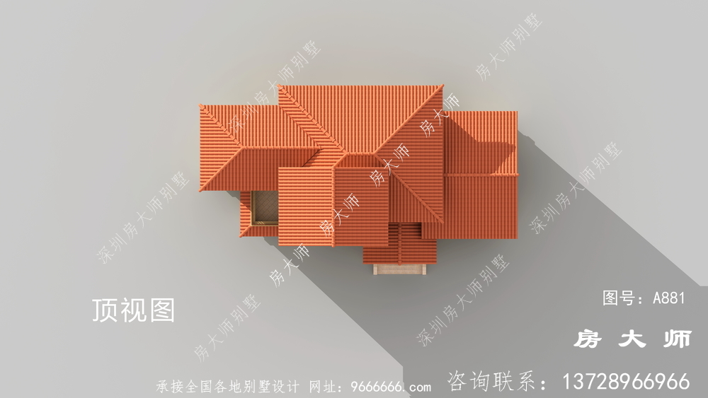 西班牙风格别墅的全套图纸