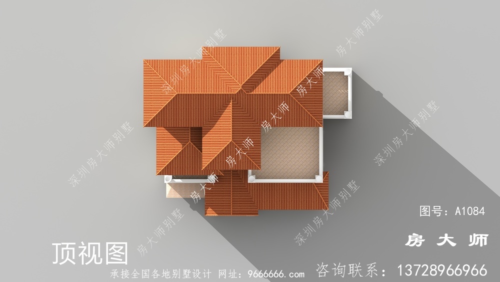 欧式风格三层别墅自建房设计图