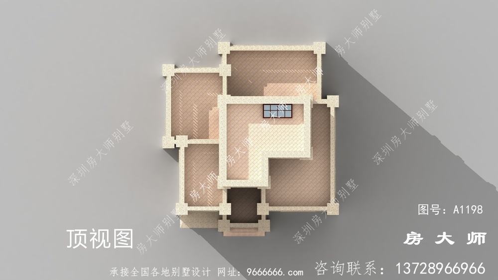 独特五层设计图和外观效果图