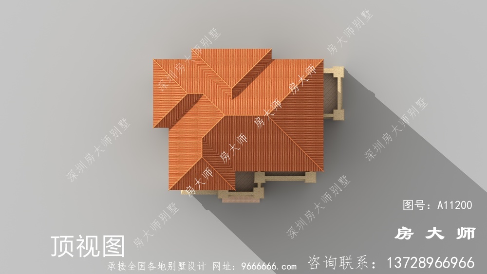 三层独幢自建房设计图，新农村建设建造房型