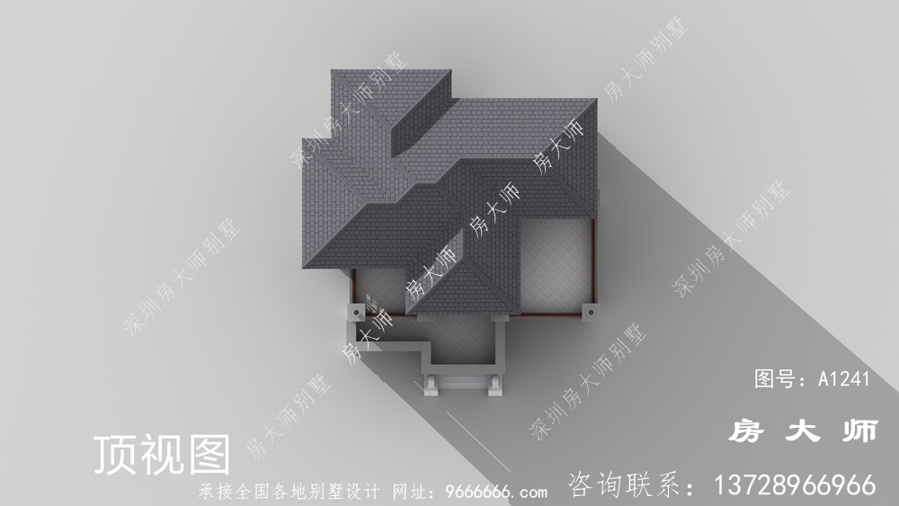 三层中式的设计图，新农村建造户型