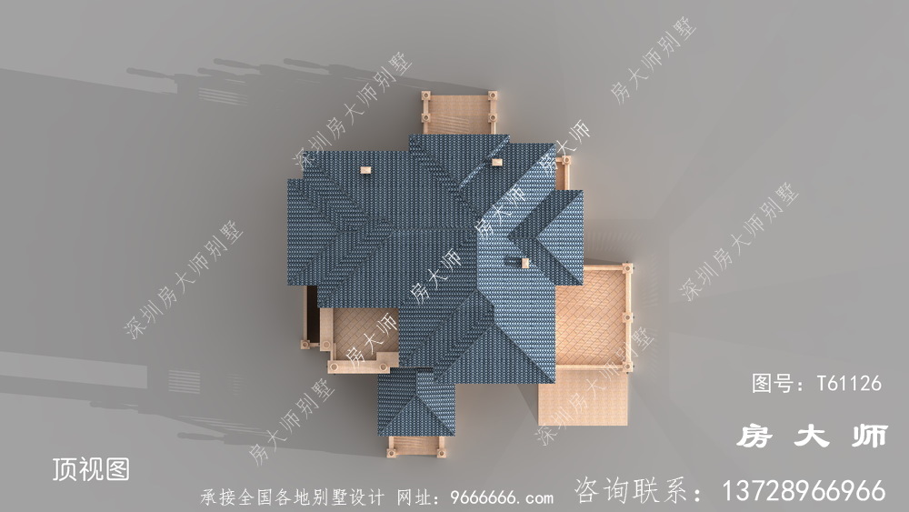 户型方正、经典意大利风格别墅