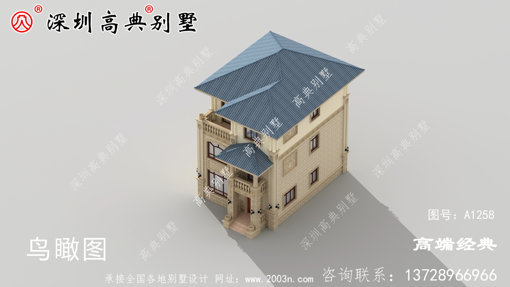 在老家花30万建栋中式别墅，享受生活。