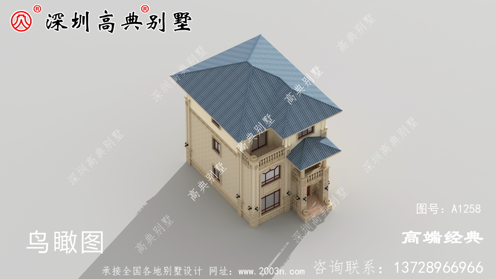 在老家花30万建栋中式别墅，享受生活。