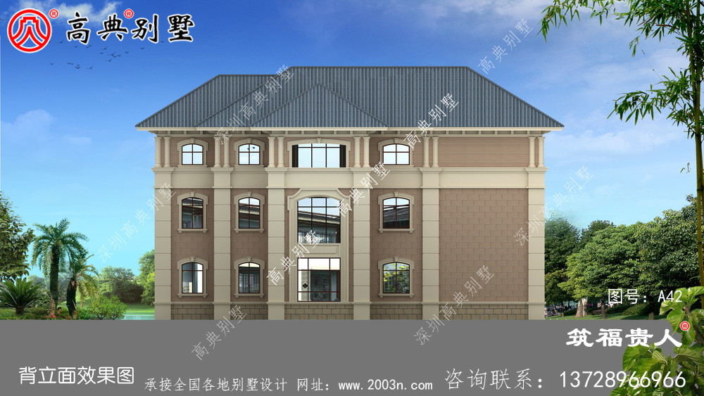 三层自建小型住宅设计图纸经济实用。