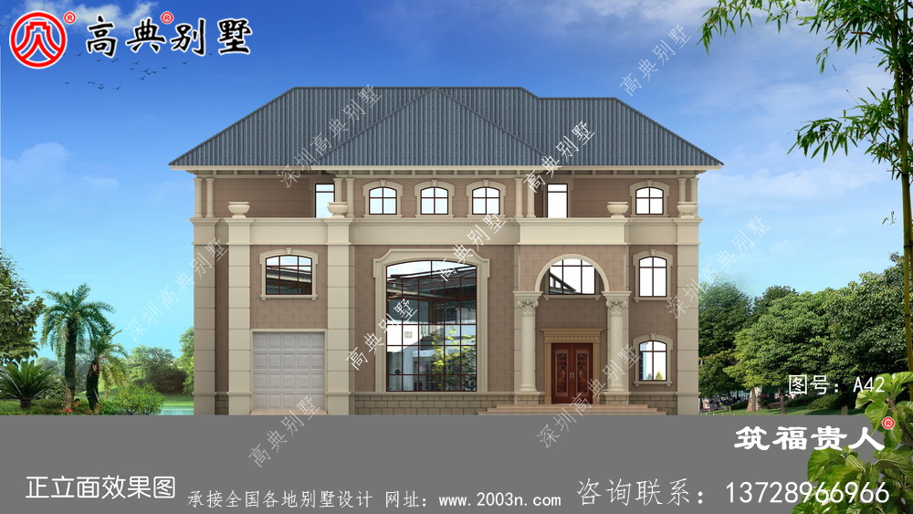 三层自建小型住宅设计图纸经济实用。