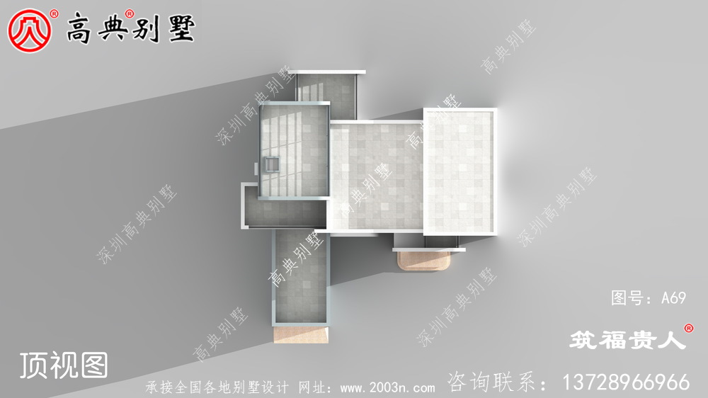 小户型现代风格三层房子设计图，美观大方好用