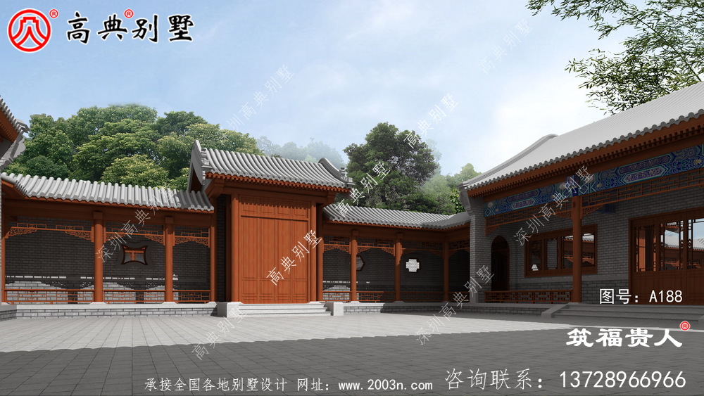 传统北京四合院三进四合院，院子房子