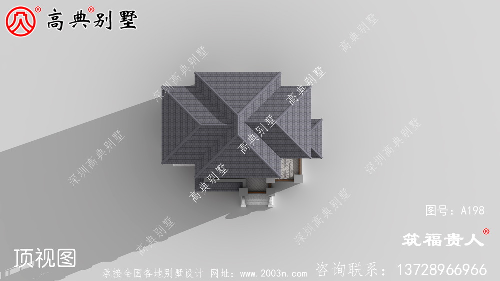 中式房子三层小户型住宅设计图