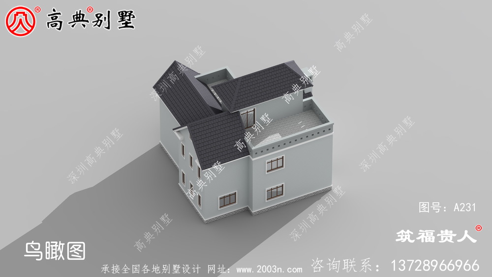 经济实用的小户型两层住宅设计图