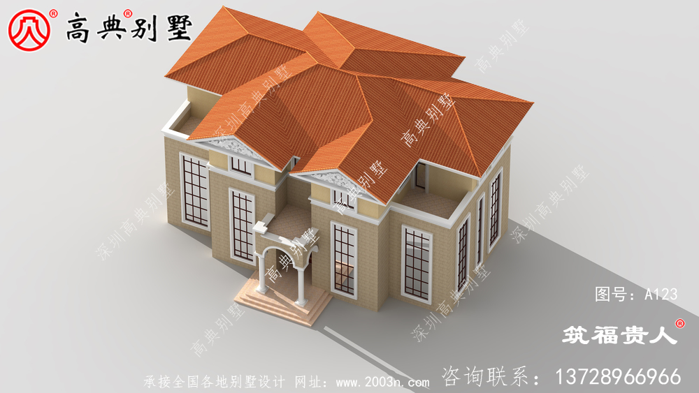 精致美观的三层自建住宅设计图