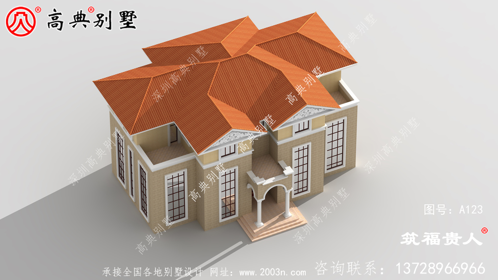 精致美观的三层自建住宅设计图