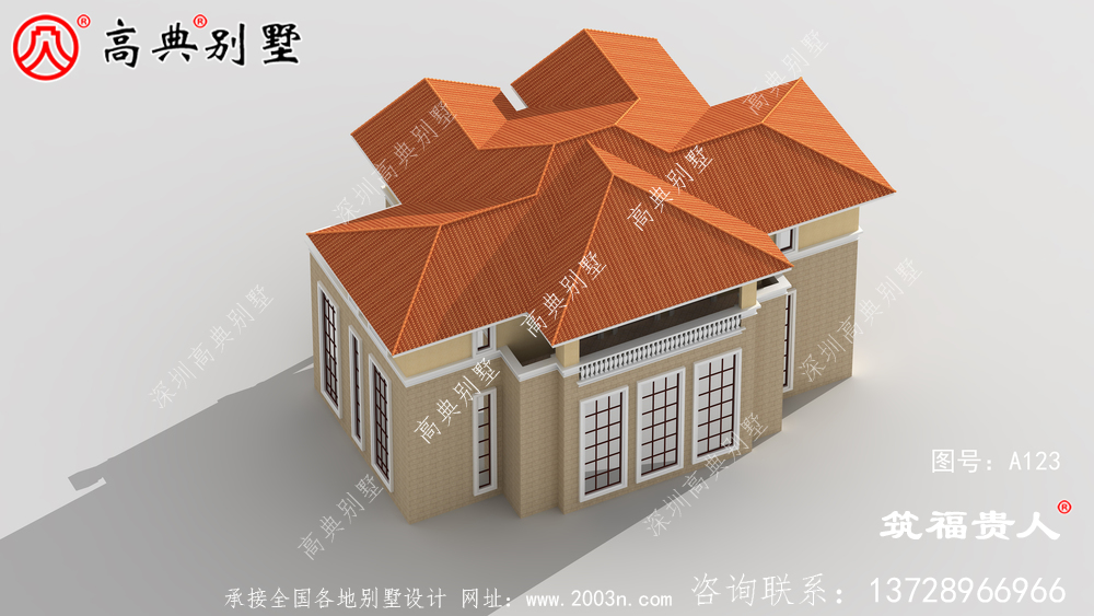 精致美观的三层自建住宅设计图