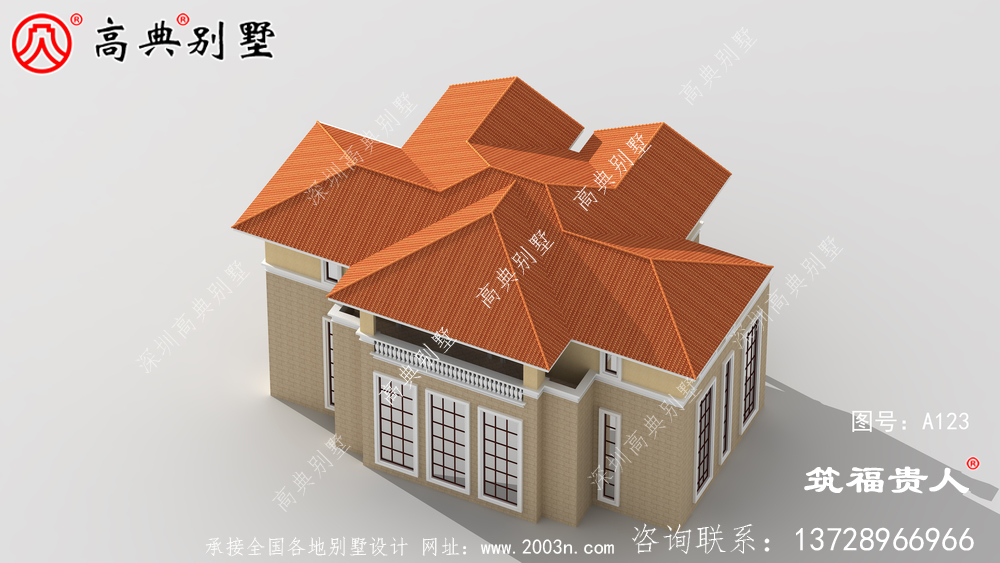 精致美观的三层自建住宅设计图